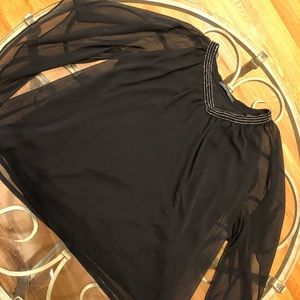 2x Rose & Olive black dress shirt